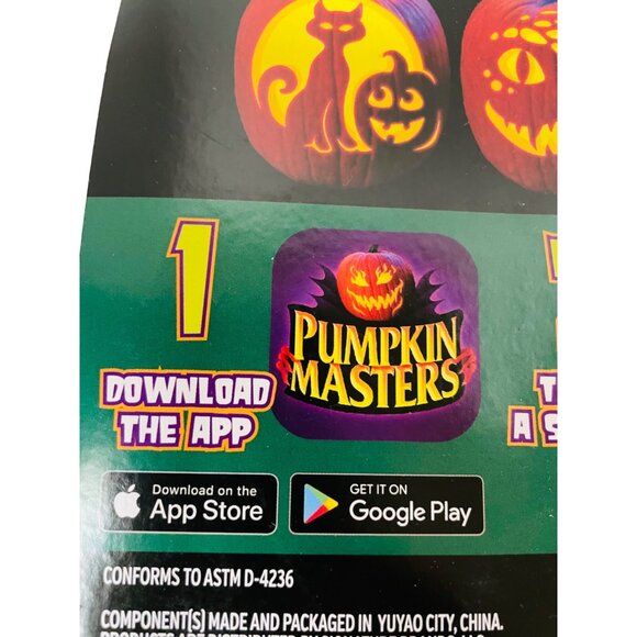 Pumpkin Masters All In One Carving Party Kit 21 Pieces Includes Saws Scoop Crayo - Picture 3 of 11